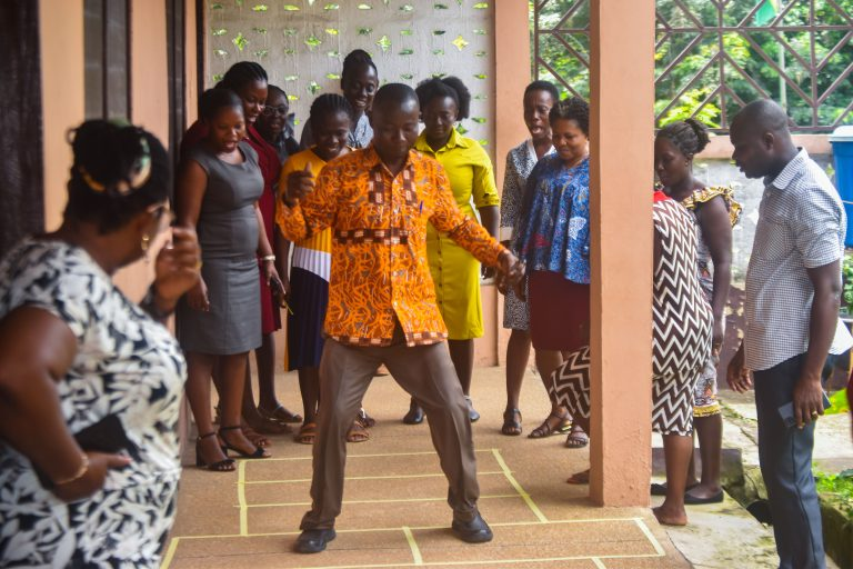 Teachers engaging in Play-based learning activities